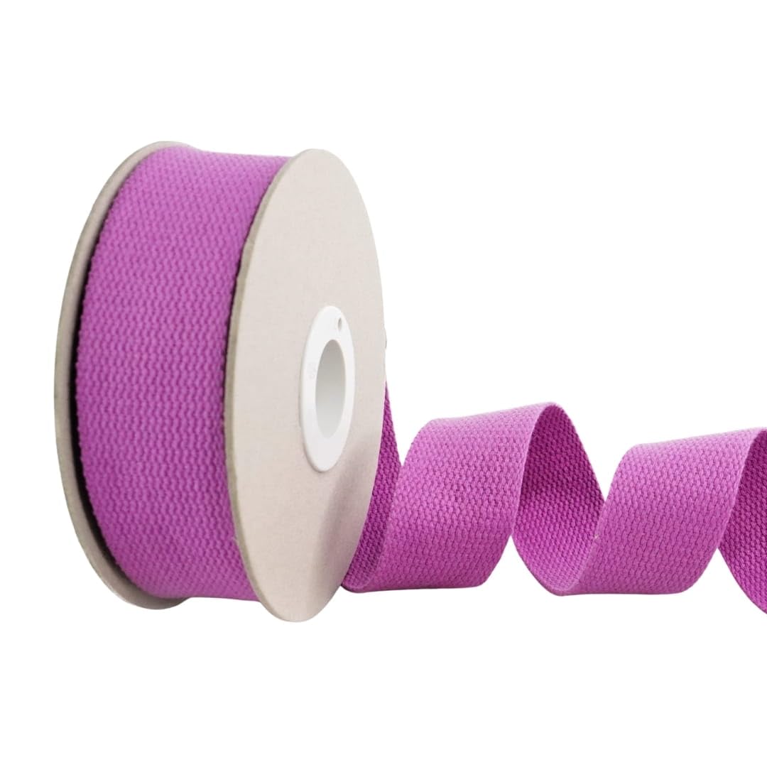 Trimz Lilac Cotton Webbing – – 25Mm X 5M
