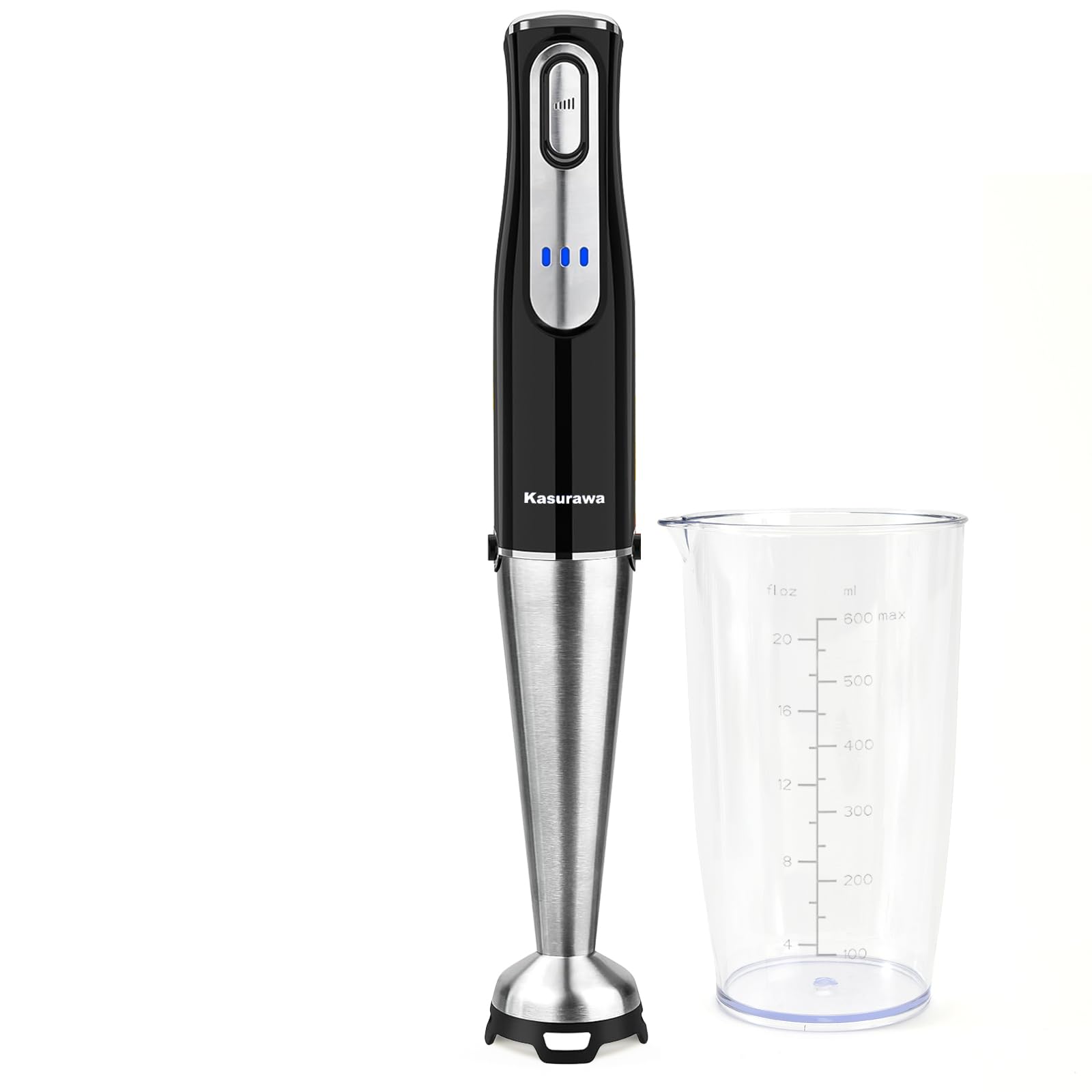 Hand Blender - Cordless blender that can be used without worrying about cord length or position - Easy operation, rechargeable blender - Crushes and mixes - 2-in-1 - Baby food, smoothies