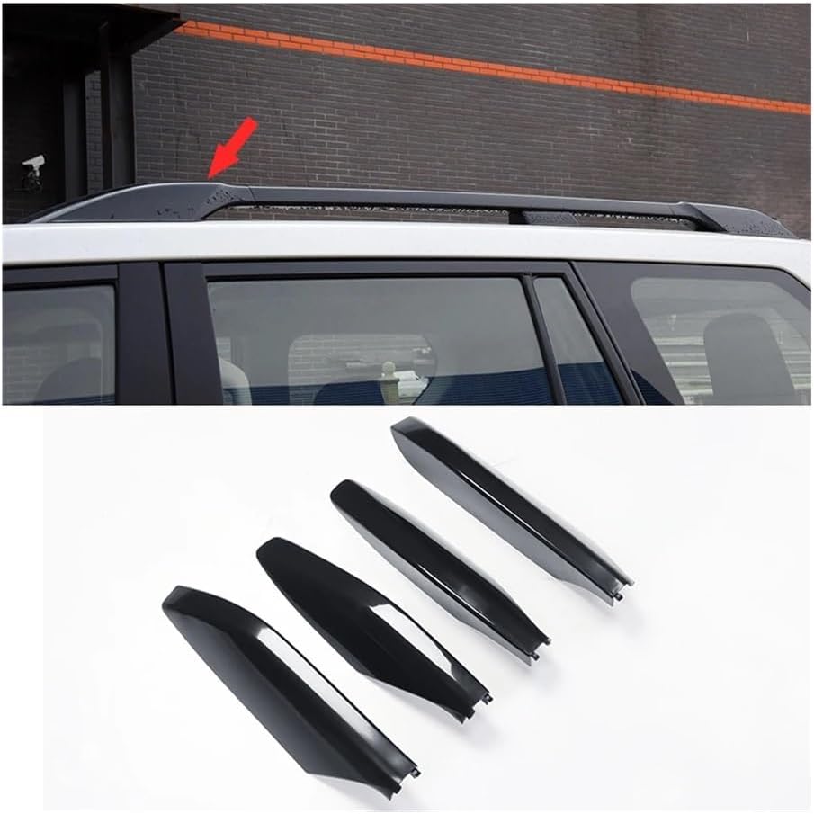 Roof Parcel Or Luggage Rack Lid Compatible for Toyota Land Cruiser Prado 150 2010-2023 2022 LC150 FJ150 Exterior Modification Accessories Roof Rack Hard Shell Cargo Box(Front Right-Silver)