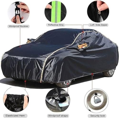Couverture de voiture d'hiver BMW E39 bâche intégrale de haute densité - 4