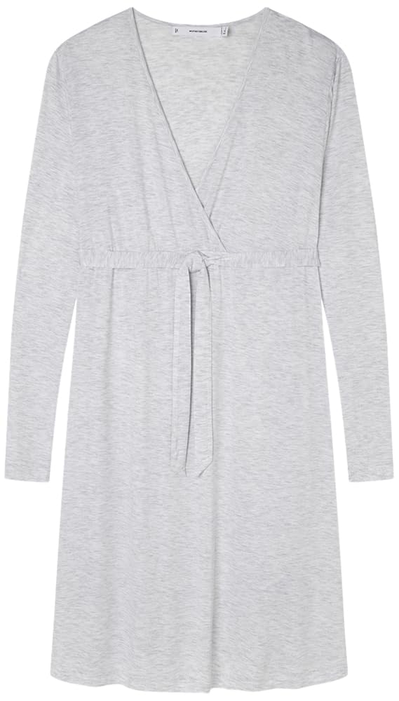 Women'secret Krótka koszula nocna Maternity 1, srebrna, M damska, Srebrny, M