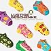 Effeet Lustige Sneaker Socken Damen Mädchen 35-38, 8 Paar Baumwolle Bunte Kurze Socken, Muttertag Geschenk Kleine Geschenke für Frauen Mama, Klassische Früchte