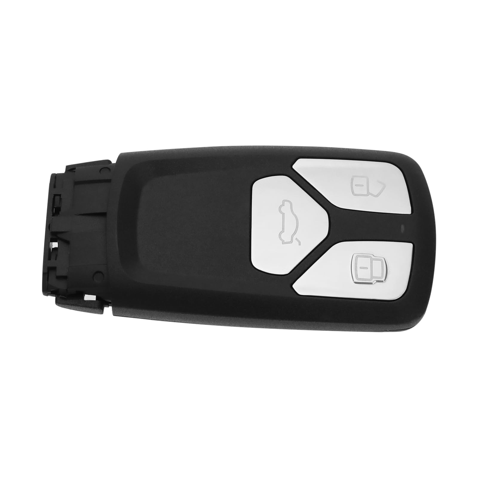 3-przyciskowa obudowa kluczyka zdalnego sterowania kompatybilna z Audi TT A4 A5 Q7 SQ7 RS TTS, obudowa kluczyka zdalnego sterowania z uchwytem na akumulator, zamiennik etui na kluczyki samochodowe