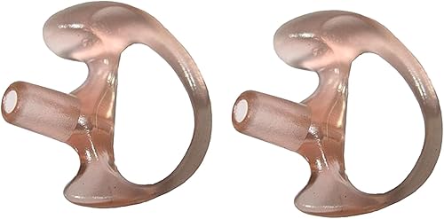 Ear Phone Connection Juego de 2 auriculares de radio de silicona suave grande para oreja izquierda, inserción de Earmolds, auriculares