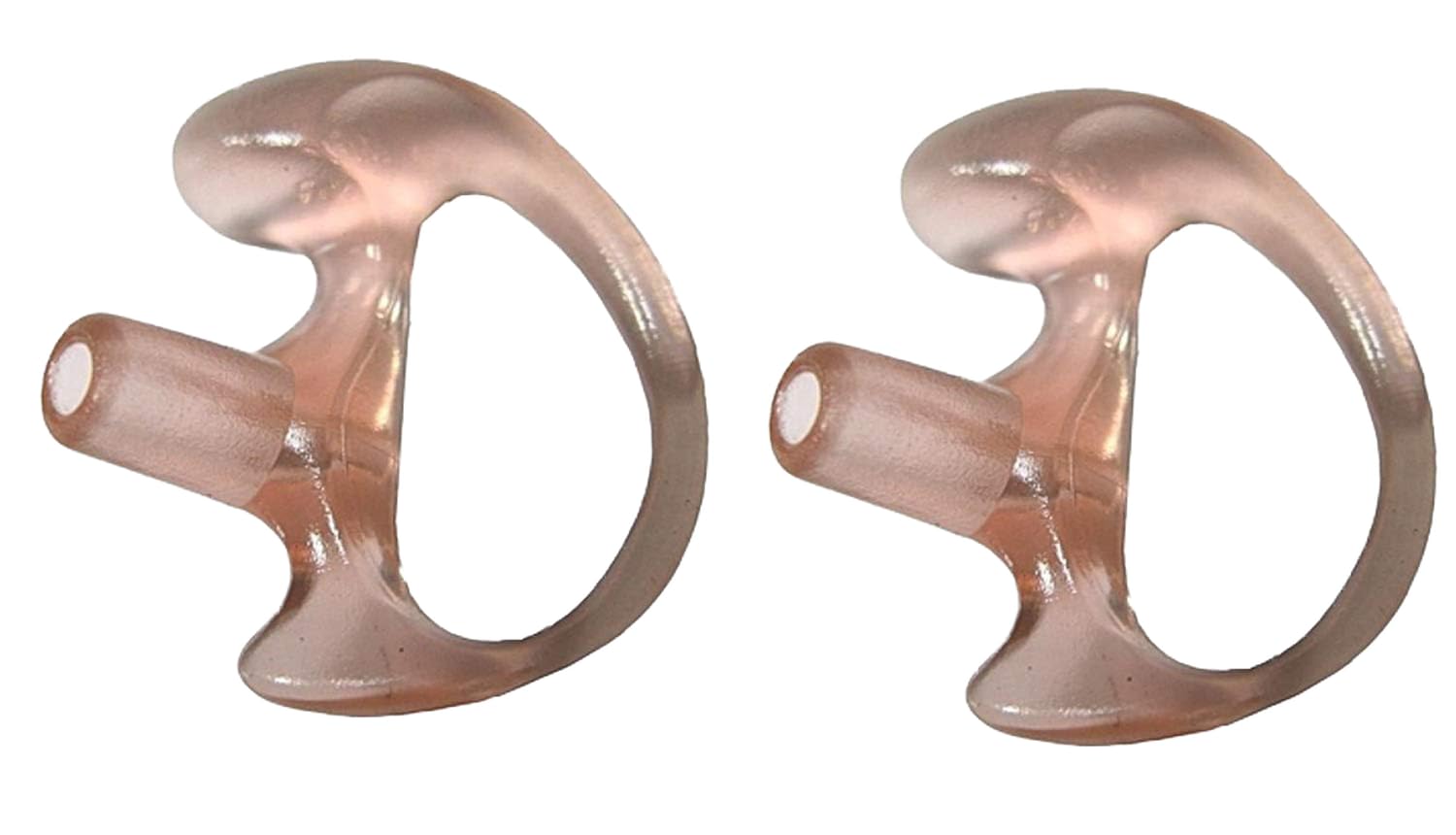 Ear Phone Connection Left Ear Medium Soft Silicone Radio Earpiece Set of 2 pcs - Insert Earmolds -