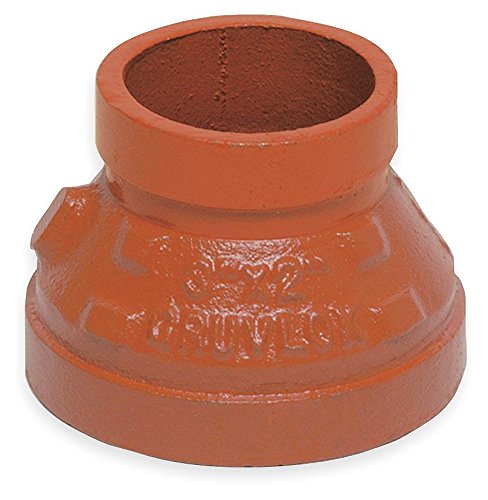 Anvil International 0390028660 Series 7072 Gruvlok Ductile Cast Iron Grooved x Grooved Concentric Reducer Fitting for Grooved-End Pipe, 4