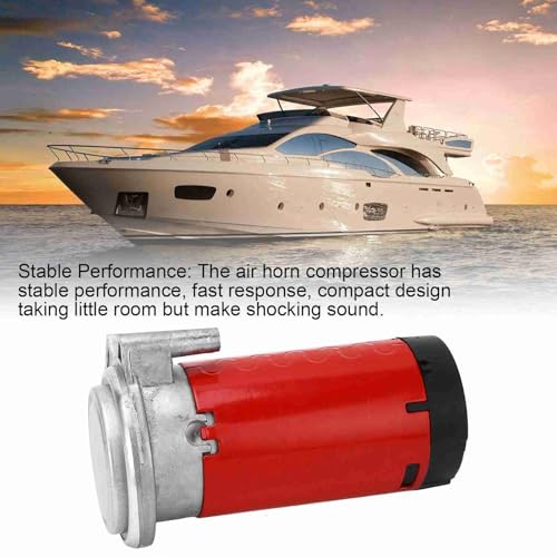 Compressore per clacson per auto, camion, barche, motori, compressore per clacson 12 V 105-115 dB Compressore per motore con pompa d'aria per clacson automatico