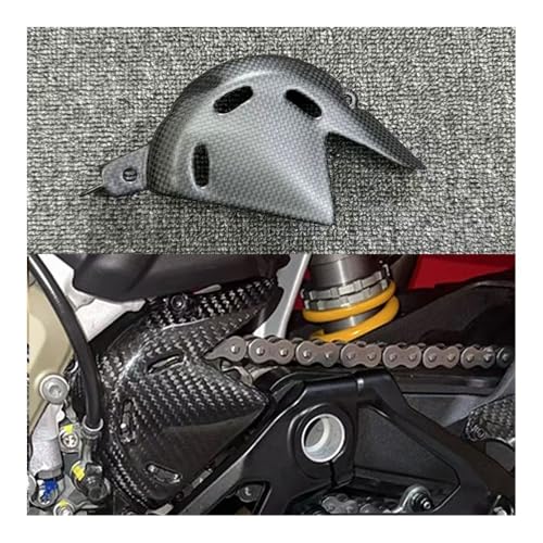 Protector de cadena motor Streetfighter V4 cubierta estator piñón 2