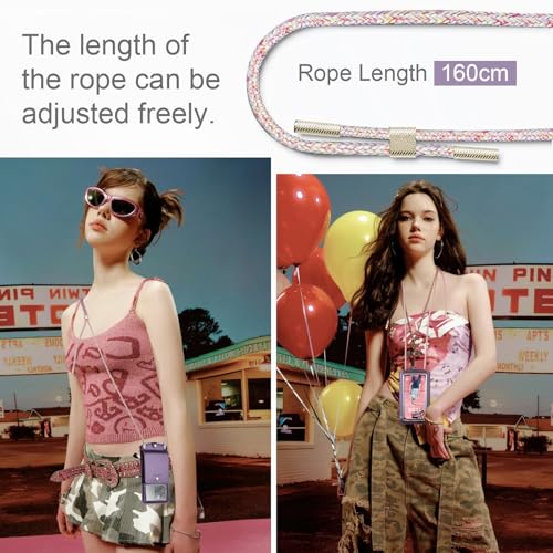 Cell Phone Purse Small Crossbody Phone Bag for Women Men Leather Mini Shoulder Bag Wallet with Strap Lanyard and Camera Window Card Slots Strap for All Smartphones iPhone 16 Samsung up to 7.5" Puple4