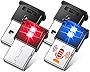 4 Pcs Mini USB LED Light RGB Car LED Interior Lighting Music Sync USB Car Light DC 5V USB Smart Light Atmosphere Light Night Lamp, Laptop Keyboard Light Office Home, Adjustable Brightness, 8 Colors