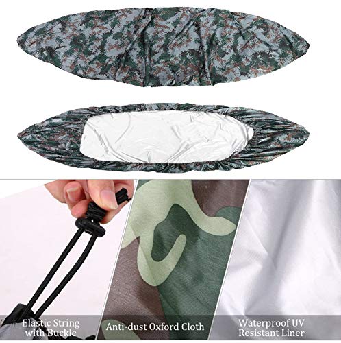Housse de rangement kayak imperméable motif camouflage rustique