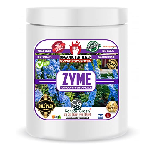 Sansar Green® Zyme, Premium Super Powerful Organic Growth Fertilizer for the best Growth of Plants (400 gm)