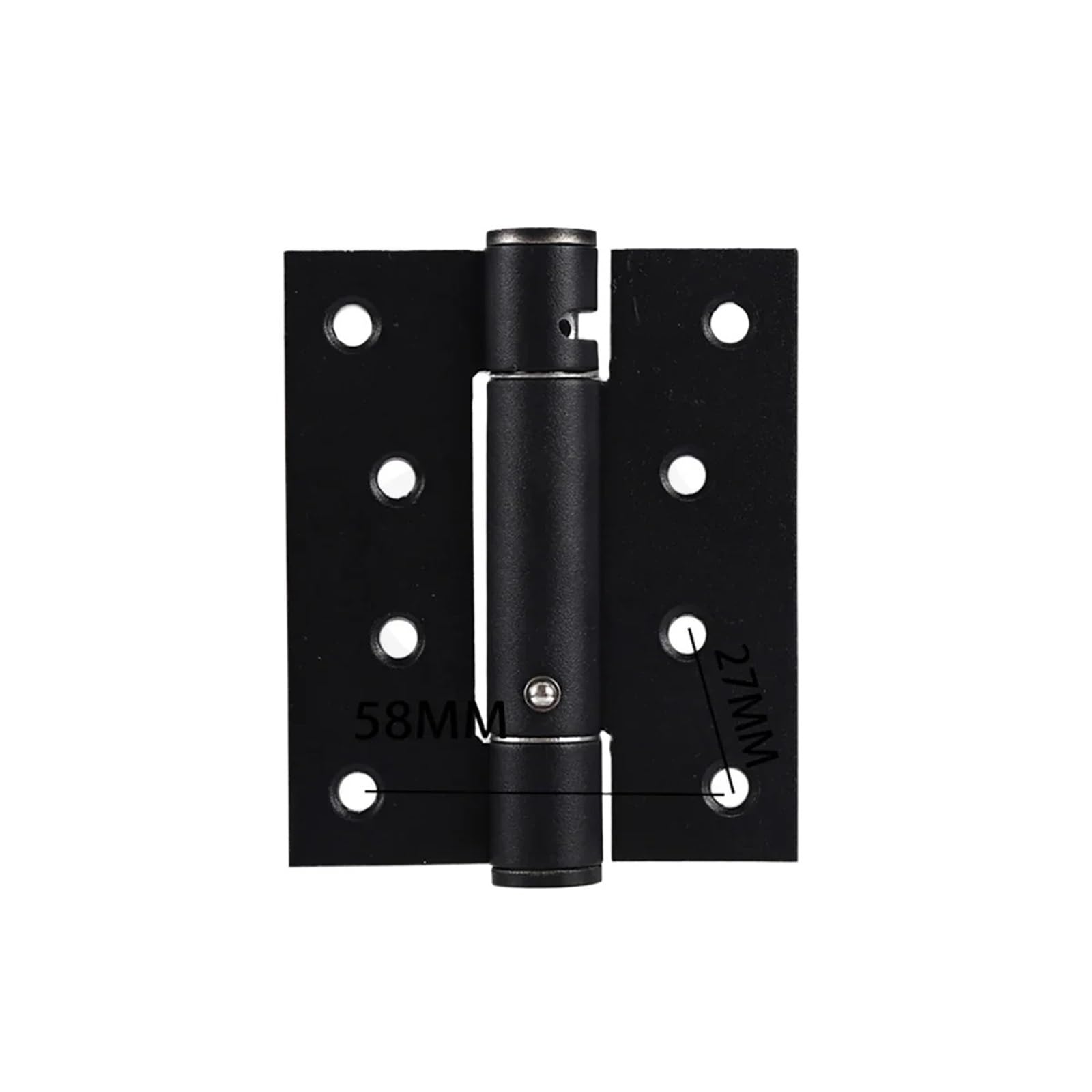 Kdhcvkz 4Inch-Black Stainless Steel Spring Hinge 90° Hidden Door Hinge(4Inch-Black)