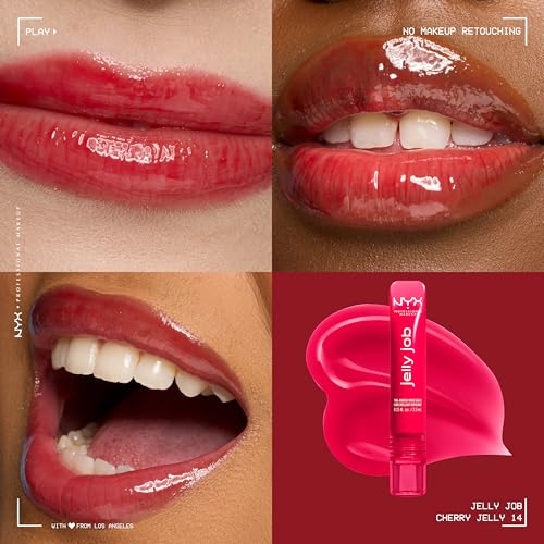 NYX Professional Make Up Jelly Job Peptide Infused Jelly Gloss Cherry Jelly - Afbeelding 3