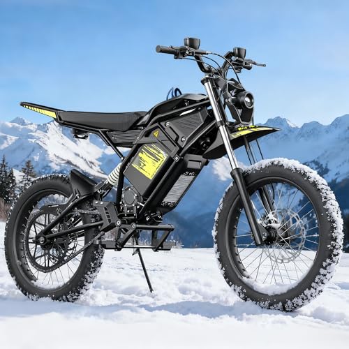 Seemoon Electric Dirt Bike,3200W Mid-Drive Motor...