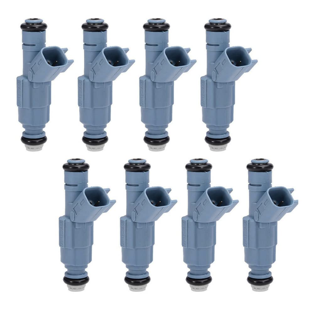 Riloer 8PCS Injecteurs de Carburant Compatible avec Jeep Grand Cherokee 4.7L V8 2001-2007 Compatible avec Dodge Ram 1500 Dakota Durango 4.7 Remplacer 28015584 822-11149 0280155849