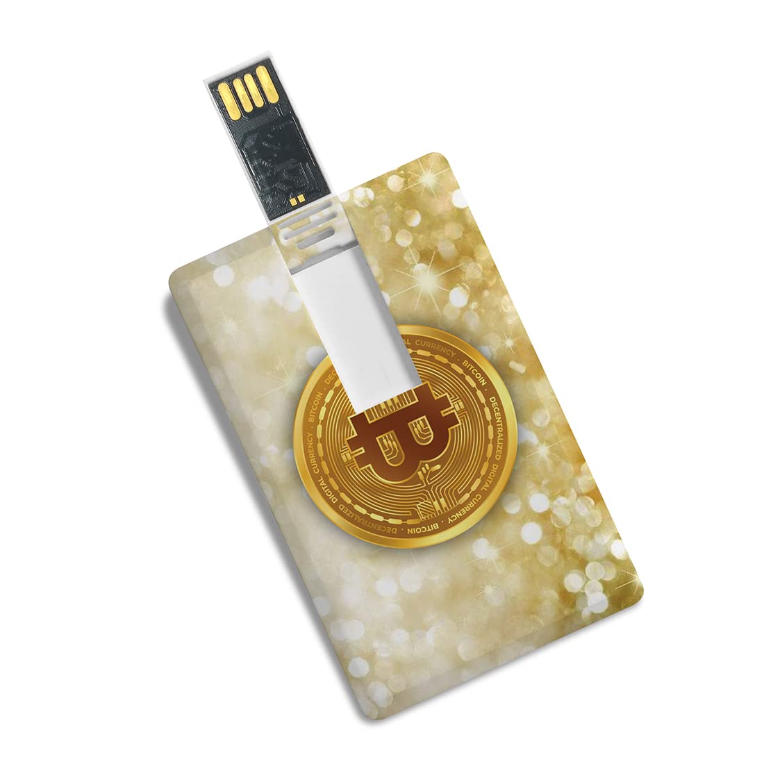 100yellow® Bitcoin Credit Card Shape 64 GB Pen Drive (Multicolour) :  Amazon.in: Electronics