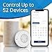 Linxura Smart Home Controller + Bluetooth Controller - Works with Alexa, Google Home, Home Assistant, SmartThings, lights, thermostats and more - Programmable & Customizable Buttons, (Snow Pearl)