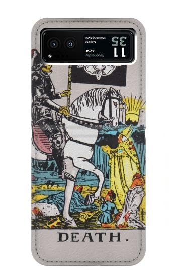 Étui Motorola Razr 40 housse cuir Tarot contre rayures et chocs écran pliable