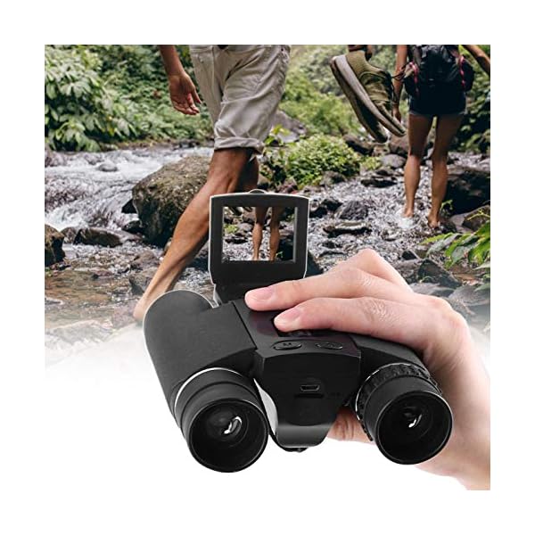 DAUERHAFT 10-fache Vergrößerung Digitale Ferngläser Digitale Kamera-Ferngläser für Outdoor-Sportarten Zoombare tragbare…