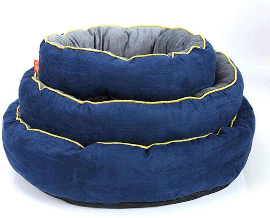 PETITUDE Premium Small Dog Bed-for Small Dogs Washable-Pet Bed for Puppy and Kitten with Slip-Resistant Bottom-Blue/Grey-48 x 40 x 22 Centimeters (B0BQNHXL2K) Amazon Price History, Amazon Price Tracker