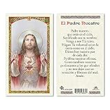 Oracion a El Padre Nuestro Tarjetas Laminadas en Espanol Laminated Prayer Cards - Pack of 25-