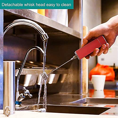 WPHGS Mildeo manual Fretro de mano Leche de mano Frother Café eléctrico Fabricante de espuma Cremoso Leche de espuma… - Imagen 6