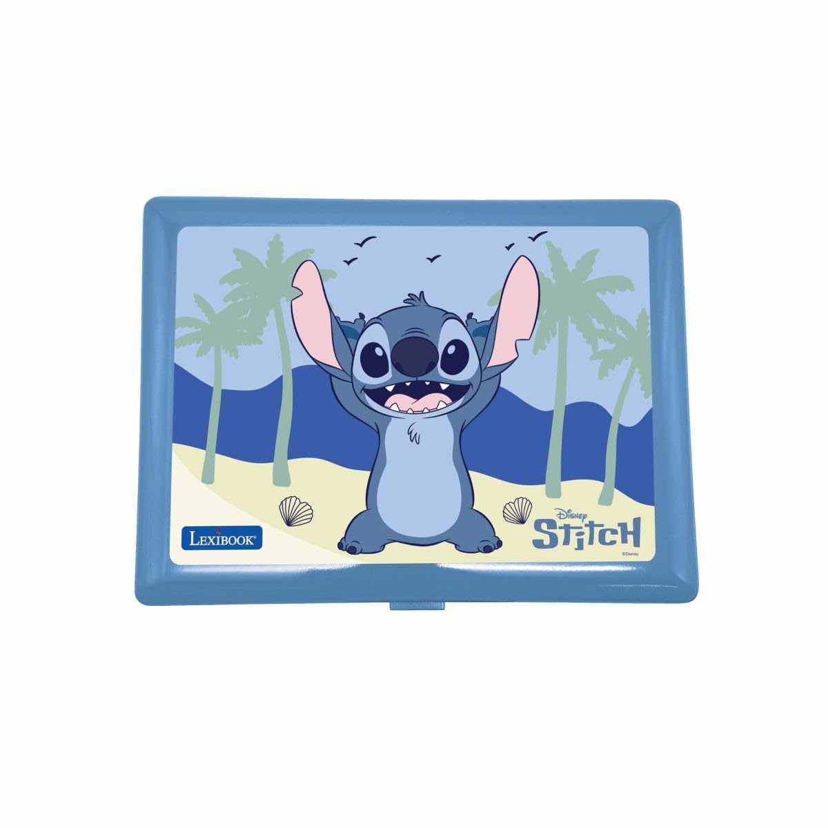 Lexibook, Disney Stitch Computer Educativo Bambino, JC601Di10 | Olandese/Francese, 164 attività, Matematica, giochi di logica, modalità musica, Grande schermo LCD