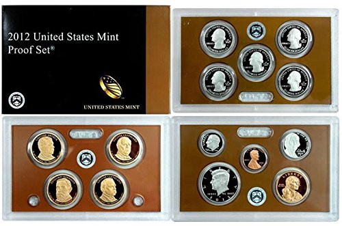 2012 S United States Proof Set in Original Government Packaging Penny, Nickel, Dime, Quarter, Half Dollar, Dollar, US Mint Proof