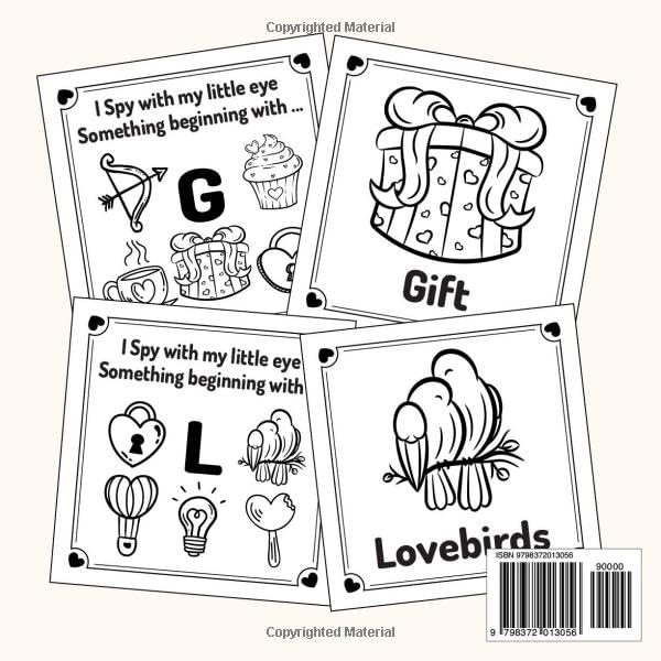 Snapklik.com : I Spy Valentines Day Book For Kids Ages 2-5: A Fun ...