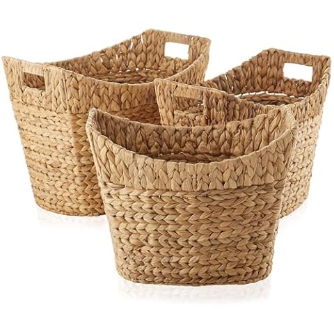 Casafield Set of 3 Woven Baskets Cover