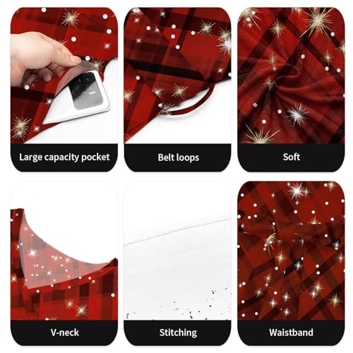 Image of Runwind Plus Size Dress for Women - 3 /4 Sleeve V Neck Maxi Dresses for Women (XL-6XL)