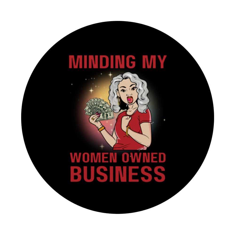 PopSocket Fempreneur - Support Smartphone Avec Message "Women Boss" Pour Entrepreneures Et Femmes Inspirantes