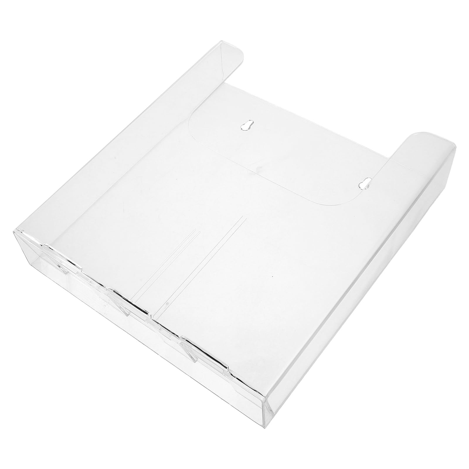 Présentoir à documents acrylique contre le désordre pour gagner de la place au bureau