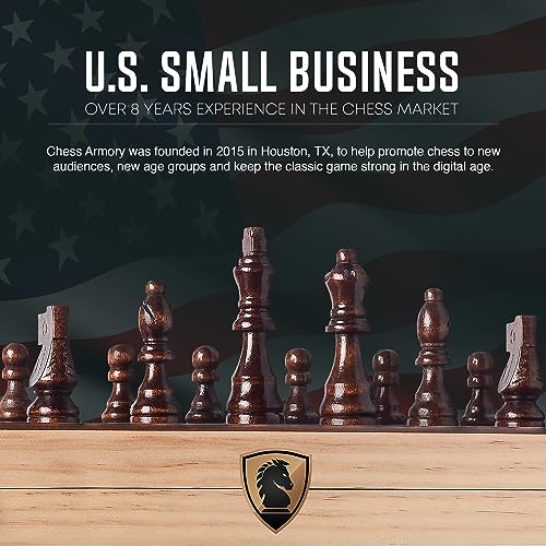 Chess Armory LXSGF0919007 Magnetic 9.5 Inches Travel Chess Set thumb #6