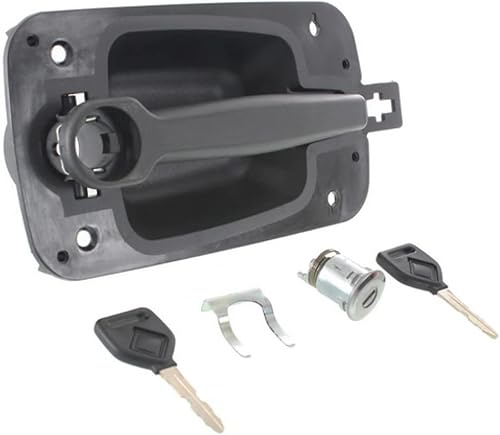 Miniatura 3 de KarParts360 International ProStar - Manija de puerta exterior delantera, lado del pasajero, color negro texturizado 2009-2011  con orificio para