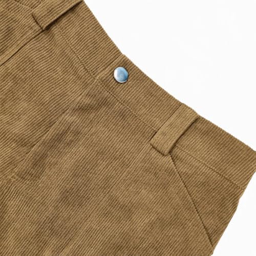 Womens Corduroy Pants Wide Leg High Waisted Dressy Work Baggy Long Trousers - image 5