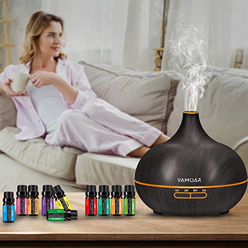 Vamoar VAMOAR-9 Essential Oil Diffuser Gift Set,10 Essential Oil,550Ml Oil Diffuser & Essential Oil Diffusers thumb #1