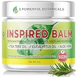 Extra Strength Tea Tree Balm for Skin - Athletes Foot Cream - Jock Itch Cream for Men & Women - Ringworm Cream - Ideal for Itchy, Dry Skin - Fast Acting Physician Formulated Tea Tree Foot Cream (2oz)