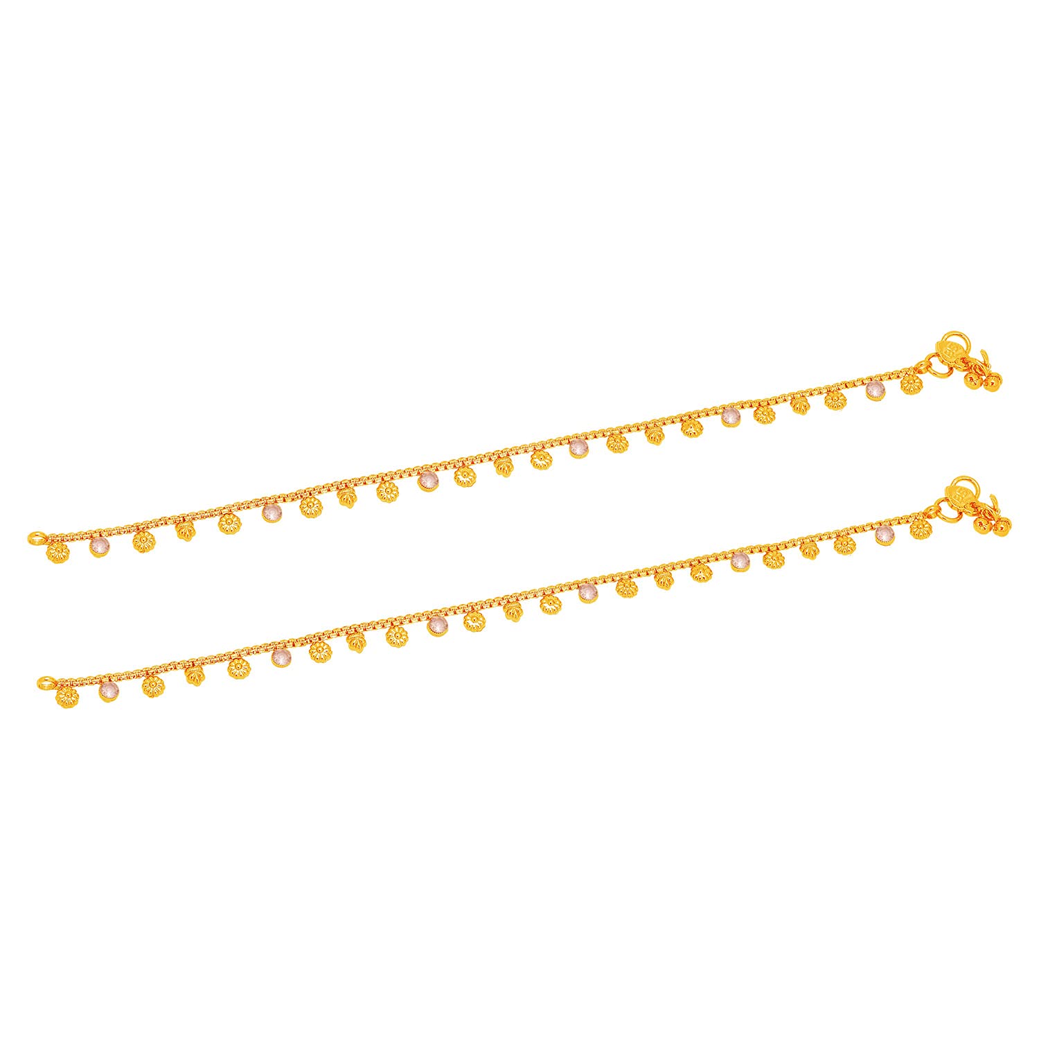 Sukkhi Pretty Gold Plated Anklet For Women (A101515) (B0B4X1XB73) Amazon Price History, Amazon Price Tracker