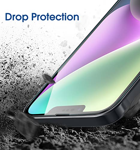 Image of amFilm Screen Protector OneTouch for iPhone 14 Plus 6.7 inch 2022 iPhone 13 Pro Max 6.7 inch 2021 with Easy Installation Kit, Full Coverage Case Friendly, Tempered Glass, 2 Pack