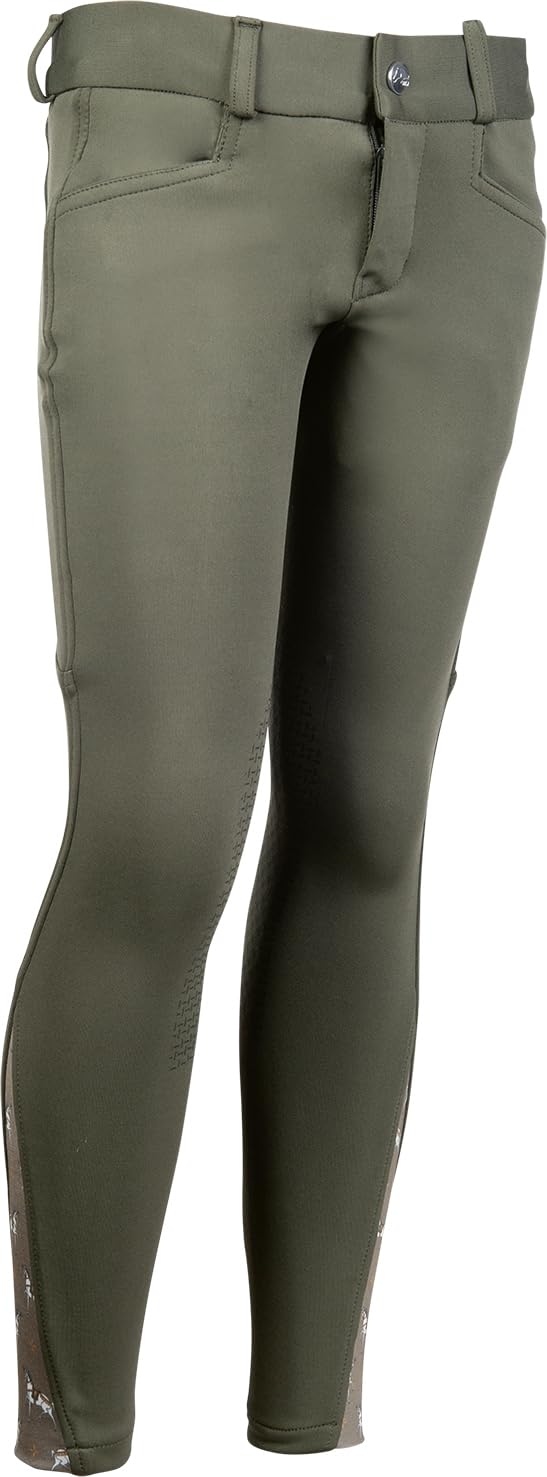 Hkm Allure Cheval Leggings Olivgrün 128