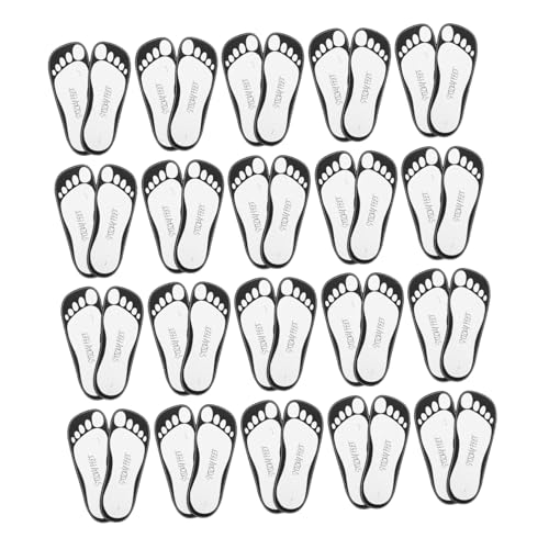 BIUDECO 25 Protectores de Pies para Bronceado sin Sol Almohadillas Desechables Antideslizantes con Adhesivo Fuerte para Protección de Spray Tanning Salones y Hogar