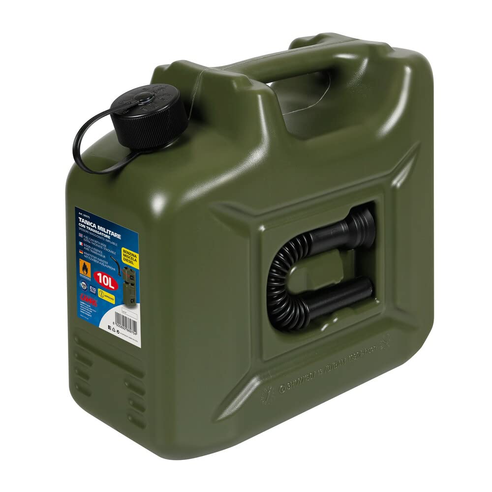 Lampa 66975 Tanica Carburante in polietilene, Modello Militare - 10 L