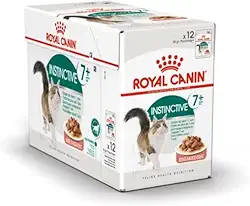 Kit 12un. Ração Úmida Royal Canin Sachê Gatos Adultos Instinctive +7 85g