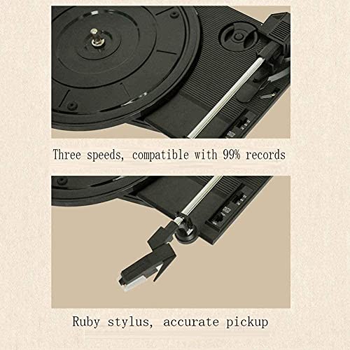 AURADO Gramophone, Platine Vinyle Bluetooth À Trois Vitesses 18/25/30 Cm Tourne Disque Vinyle Vintage avec S Intégré… - Les Beatles, Paul McCartney, John Lennon, RIngo Starr, George Harrison AURADO Gramophone, Platine Vinyle Bluetooth À Trois Vitesses 18/25/30 Cm Tourne Disque Vinyle Vintage avec S Intégré… – Image 7