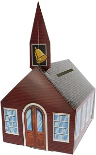 24 - One-Room School Shaped Donation Bank Boxes