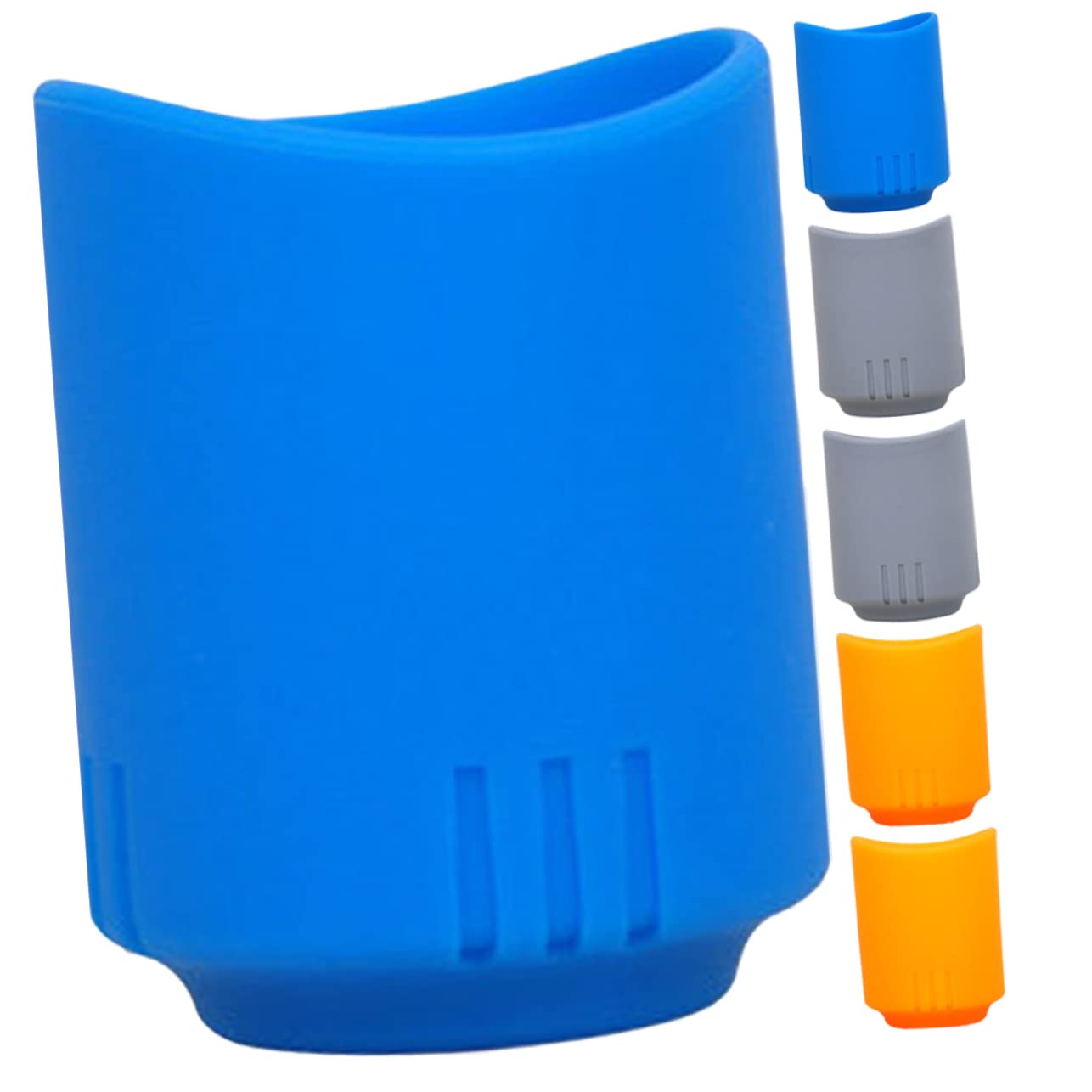 Happyyami 6Pcs Microphone Protective Covers Durable Silicone Sleeves for Mic Ends Easy to Install Remove for Bars Stages Ktv Bright Colors