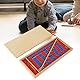 KENANLAN Numerische Stäbe, Montessori pädagogisches Mathe Spielzeug, Materialien für die Frühe Bildung, Blau, Rot, Kleine Numerische Stäbe