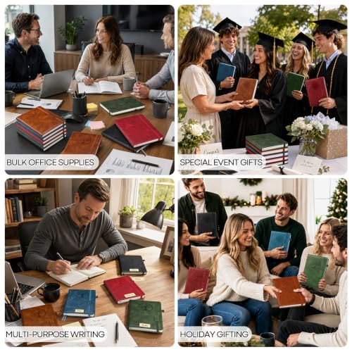 Image of 5 Pack College Ruled Notebook Bulk, A5, 192 Pages Journal Set, Tree of Life